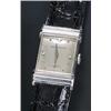 Image 1 : Girard Perregaux, a gentleman's platinum rectangular wristwatch, circa 1950, No.5751116, the brus...