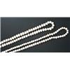 Image 1 : Two single row Chinese cultured freshwater pearl necklaces, each approximately 110cm long...