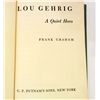 Image 2 : 1942 VINTAGE "LOU GEHRIG A QUIET HERO" HARDCOVER BOOK