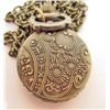 Image 3 : SKULL POCKET WATCH WITH CHAIN