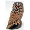 Image 2 : HAND CARVED BUFFALO HORN OWL FIGURINE