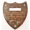 Image 1 : CIVIL WAR ERA METAL SADDLE SHIELD