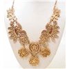 Image 1 : BIG FLORAL ESTATE JEWELRY NECKLACE