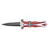 Image 1 : 5" Spring Assist Cross Folding Knife - Red