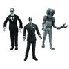 Image 1 : UNIVERSAL MONSTERS B&W Legacy 3 Action Figure Set