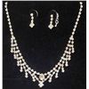 Image 1 : WHITE GOLD PLATED AUSTRIAN CRYSTAL JEWELRY SET