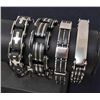 Image 1 : LOT OF 4 MENS STAINLESS STEEL BRACELETS