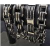 Image 2 : LOT OF 4 MENS STAINLESS STEEL BRACELETS