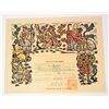 Image 1 : 1959 JAPAN AIRLINES ADVERTISING PREMIUM CERTIFICATE