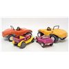 Image 2 : LOT OF 4 VINTAGE TONKA PRESSED STEEL VEHICLES