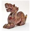 Image 1 : CARVED JADE DRAGON FIGURINE