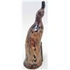 Image 2 : HAND CARVED BUFFALO HORN PEACOCK FIGURINE