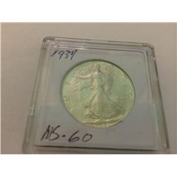 1937 Walking Half Dollar MS-60