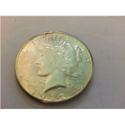 1922 PEACE SILVER DOLLAR BU