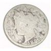 Image 1 : 1896 *RARE-KEY DATE* LIBERTY "V" NICKEL RED BOOK VALUE IS $15.00+ *NICE EARLY GOOD GRADE*!!