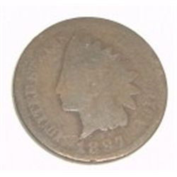 1887 INDIAN HEAD PENNY RED BOOK VALUE IS $3.00+ *NICE EARLY GOOD GRADE*!!