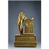 Image 1 : Antique Mercury Gilt Clock 24.5" tall x 15 3/4" wide x