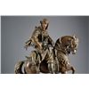 Image 2 : Lg Spelter Figure Guillemin & Barye 26" tall x 19" long