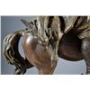 Image 4 : Lg Spelter Figure Guillemin & Barye 26" tall x 19" long