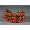 Image 1 : Silver and Red Stone Bracelet