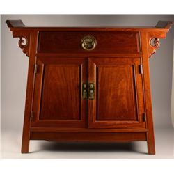 Chinese 2 Door Cabinet 37 3/4" x 31.5" x 15"