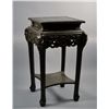 Image 2 : Chinese Black Table 34" tall x 21" x 21"