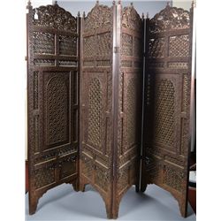 Carved Islamic Screen 63" tall x 85" wide