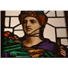 Image 3 : Antique English Stained Glass Panel of a Centurion 98"