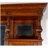 Image 5 : Antique English Oak Sideboard Buffet 83" tall x 72 1/4"
