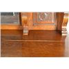 Image 6 : Antique English Oak Sideboard Buffet 83" tall x 72 1/4"