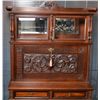 Image 3 : Antique Mens Writing  Desk 62" tall x 39.5" x 18"