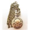 Image 1 : SKULL STAR FACE ORNATE POCKET NECKLACE WATCH