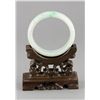 Image 1 : Chinese White Jadeite Carved Bangle