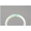 Image 3 : Chinese White Jadeite Carved Bangle