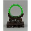 Image 1 : Translucent Chinese Emerald Green Jadeite Bangle