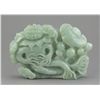 Image 1 : Chinese Apple Green Jadeite Ginseng & Ruyi Boulder