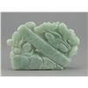 Image 2 : Chinese Apple Green Jadeite Ginseng & Ruyi Boulder