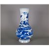 Image 1 : Chinese Blue & White Painted Qing Period Kangxi Mk