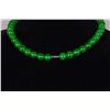 Image 3 : Chinese Emerald Green Jadeite Bead Necklace