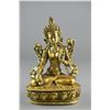 Image 1 : Chinese Gilt Bronze Figure of Amitayus