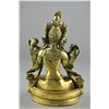 Image 2 : Chinese Gilt Bronze Figure of Amitayus