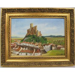 Vintage Spanish Original Oil Painting by Chiwerto