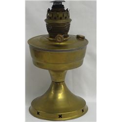 1900s Antique Brass Kerosene Lamp