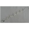 Image 2 : Sterling Silver Heart Link Bracelet