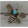 Image 2 : Navajo Sterling Turquoise Bumblebee Pin