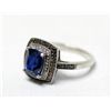 Image 1 : Sterling Silver Marcasite Azurite Ring