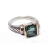 Image 1 : 14Kt Yellow Gold  Sterling Tourmaline Ring