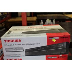 TOSHIBA DVD & VHS RECORDER