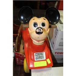 MICKEY MOUSE RIDE ON TOY, VINTAGE