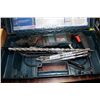 Image 1 : BOSCH ELECTRIC HAMMER DRILL W/ BITS IN CASE